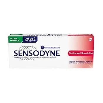Sensodyne Dentifrice Traitement Sensibilité 2x75ml