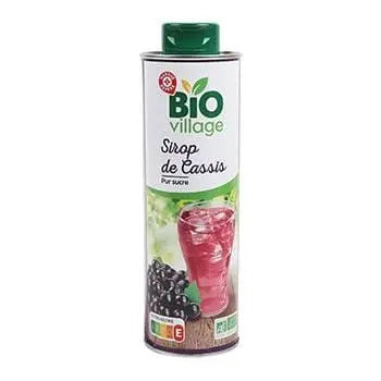Bio Village Blackcurrant syrup 60cl