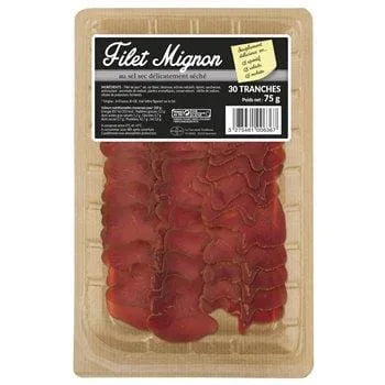 Flet  mignon Neutre 30 tranches - 75g