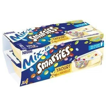 Yaourts Smarties Vanille - 4x120g