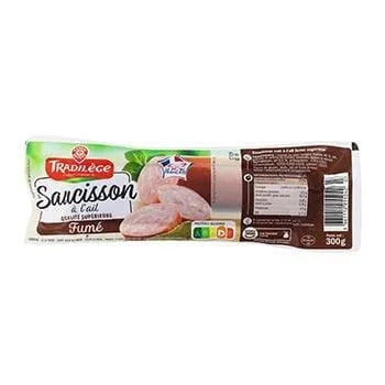 Saucisson à l'ail Tradilège Fumé - 300g