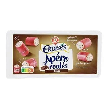 Roulés Les Croisés Jambon fumé poivre - 100g