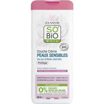 So Bio Gel Douche Aloe Vera Sans Sulfate 650ml