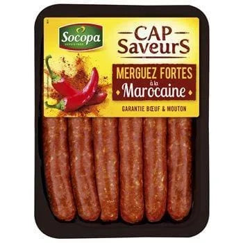 Merguez fortes Socopa  A la Marocaine - 6x55g