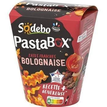 Pasta Box Sodebo Fusilli à la Bolognaise - 330g
