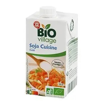 Bio Village Soybean Vegétal Cuisine 25cl