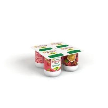 Dessert fruits mixés Sojasun Framboise / Passion - 4x100g