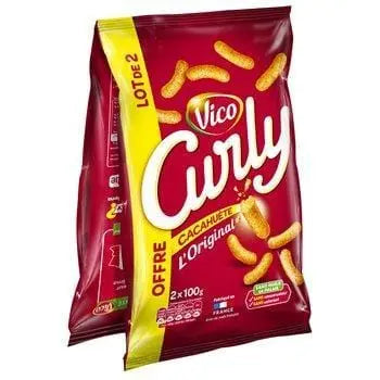 Curly Cacahuete 2x100g