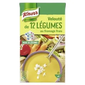 Knorr Cream of 12 Vegetable Soup with Fresh Cheese 1L