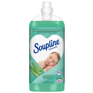 Soupline Aloe Vera Concentrated Fabric Softener (x56) 1.3L