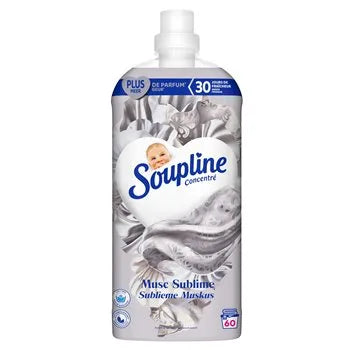 Soupline Musc Concentrated Fabric Softener Elixir (x60) 1.26L