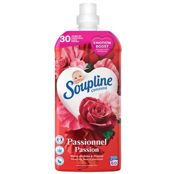 Soupline Passionel Passion Concentrated Fabric Softener 1.28L (x60)