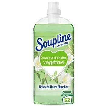Soupline Adoucissant Concentré Fleurs Blanches 1.3L