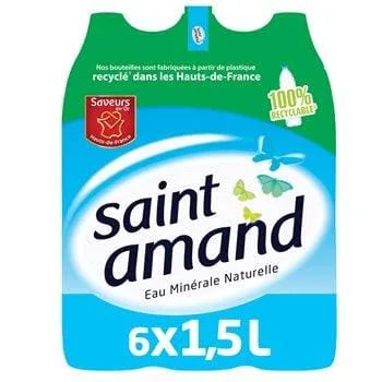 Eau minérale naturelle St Amand Grenadine - 75cl
