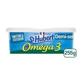 Matière grasse St Hubert Omega3 52% MG - demi-sel - 255g