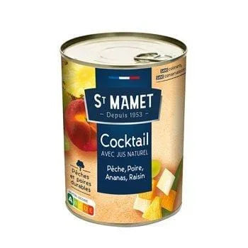 Fruits au sirop St Mamet Cocktail avec son jus - 250g