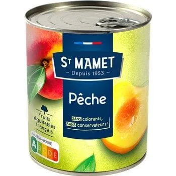 Fruits au sirop St Mamet Pêches - 465g