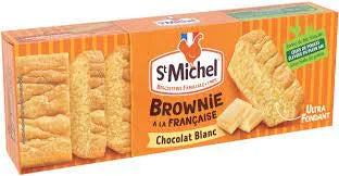 St Michel Brownie Chocolat Blanc Pocket (x8) 240g