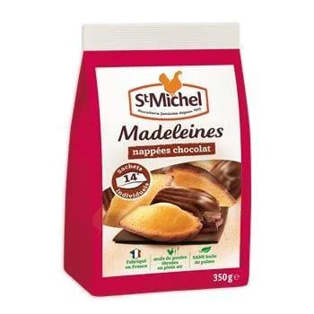 Madeleines coquilles St Michel Vanille de Madagascar - 4x125g