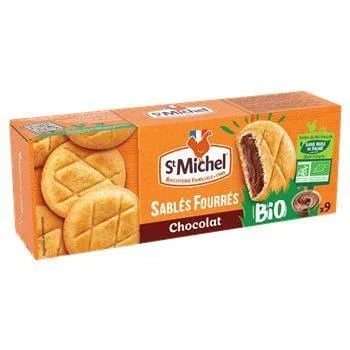 Sablés Bio fourrés St Michel Chocolat - 135g