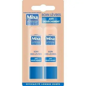 Mixa Anti-Drying Lip Care Sticks (x2)