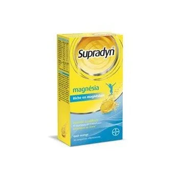 Supradyn Magnesia Bayer 30 comprimés effervescents