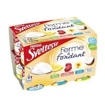 Spécialité laitière Sveltesse Panaché 0% - 12x125g