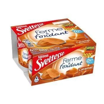 Yaourts Sveltesse ferme&amp;fondant Caramel - 4x125g