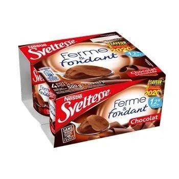 Sveltesse Ferme et Fondant Chocolat - 4x125g