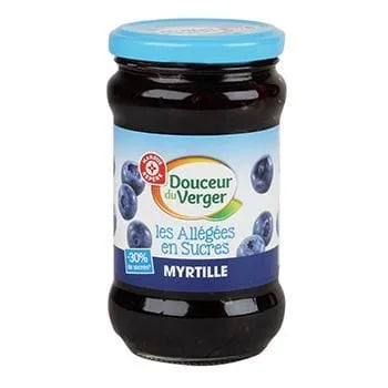 Confiture Douceur Du Verger Extra myrtilles allegée - 340g
