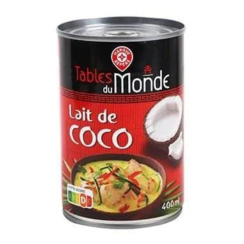 Lait de coco Tables du monde 400ml