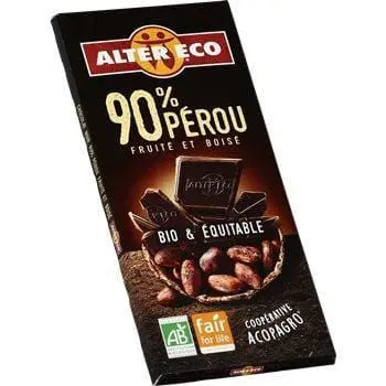 Alter Eco Organic Dark Chocolate 85% Perou 100g
