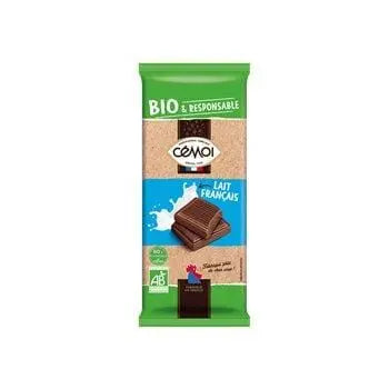 Cemoi Organic Milk Chocolate Bar 100g