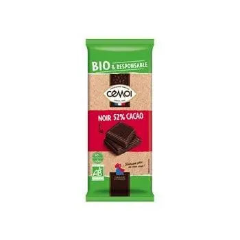 Cemoi Organic Dark Chocolate Bar 52% 100g
