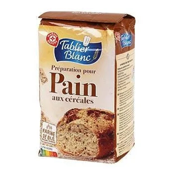 Préparation pain Tablier Blanc Farine pain aux céréales - 1kg