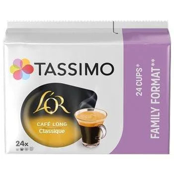 Café Dosettes Tassimo L'Or Long Classique - x24 - 156g