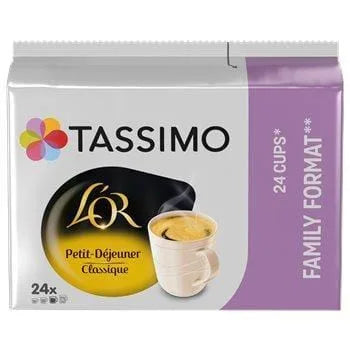 Café Dosettes Tassimo L'Or Petit Déjeuner - x24 - 199g
