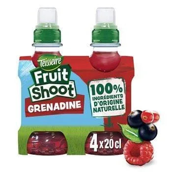 Boisson aux fruits Fruit shoot Grenadine - 4x20cl