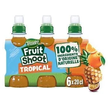 Boisson fruit shoot Teisseire Tropical - 6x20cl