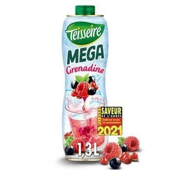 Sirop grenadine mega Teisseire 1.3L