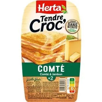 Herta Tender Croc Comté Ham 2x100g