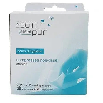 Compresses stériles Tetra 25 pochettes de 2 compresses