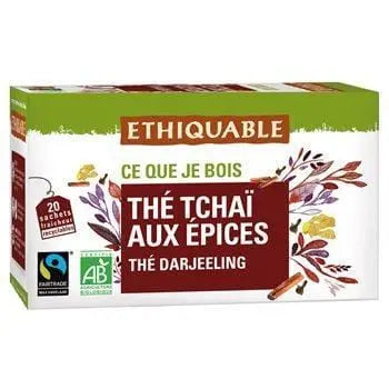 Ethiquable Organic Tchai Tea with Spices India 36g