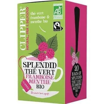 Clipper Organic Green Tea Raspberry Mint 35g