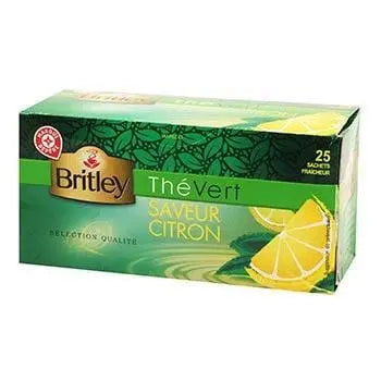 Britley Lemon Green Tea (x25) 50g