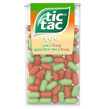 Bonbons Tic Tac Citron / Orange - x100 - 49g