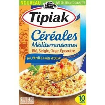 Tipiak Ceréales Méditerranéennes Blé Seigle Orge Epautre 2x200g