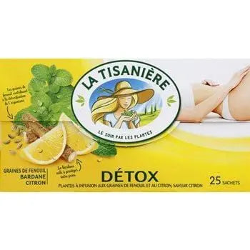 La Tisaniere Herbal Tea Detox Fennel Lemon (x25) 38g