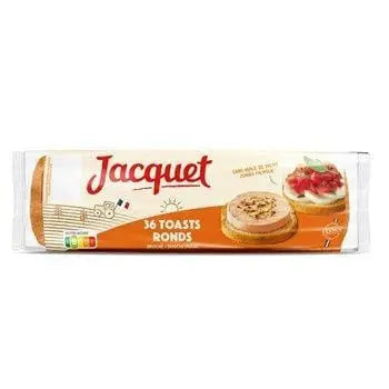 Jacquet Round foie gras toasts 250g