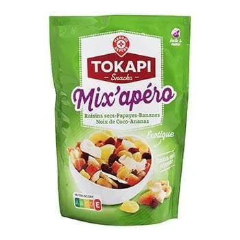 Mélange Exotique Tokapi  Bananes et papaye - 120g